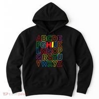 Alphabet Abcs Hi Kindergarten Back To School Teacher Student Hoodie thumb 0