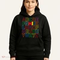 Alphabet Abcs Hi Kindergarten Back To School Teacher Student Hoodie thumb 5