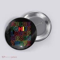 Alphabet Abcs Hi Kindergarten Back To School Teacher Student Button thumb 0