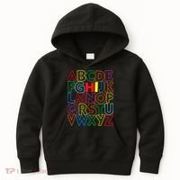 Alphabet Abcs Hi Kindergarten Back To School Teacher Student Kids Hoodie thumb 0