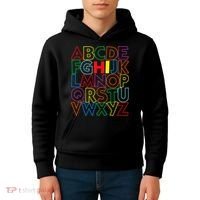 Alphabet Abcs Hi Kindergarten Back To School Teacher Student Kids Hoodie thumb 4