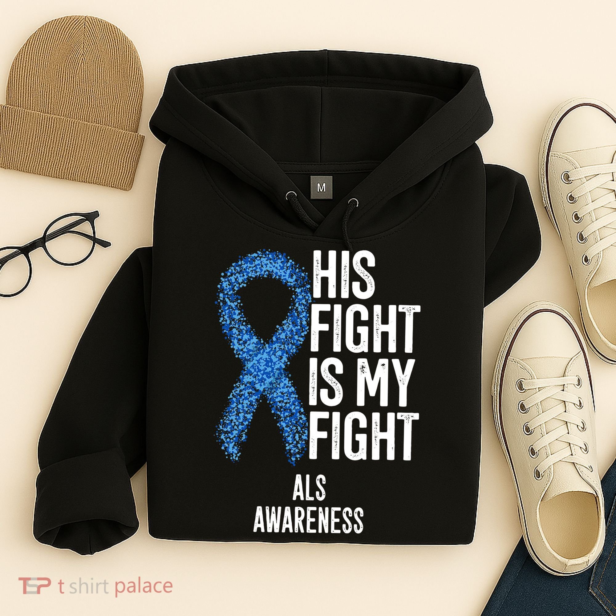 Als Awareness His Fight Is My Fight Hoodie