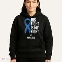 Als Awareness His Fight Is My Fight Hoodie thumb 5