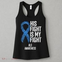 Als Awareness His Fight Is My Fight Women's Tank Top thumb 3