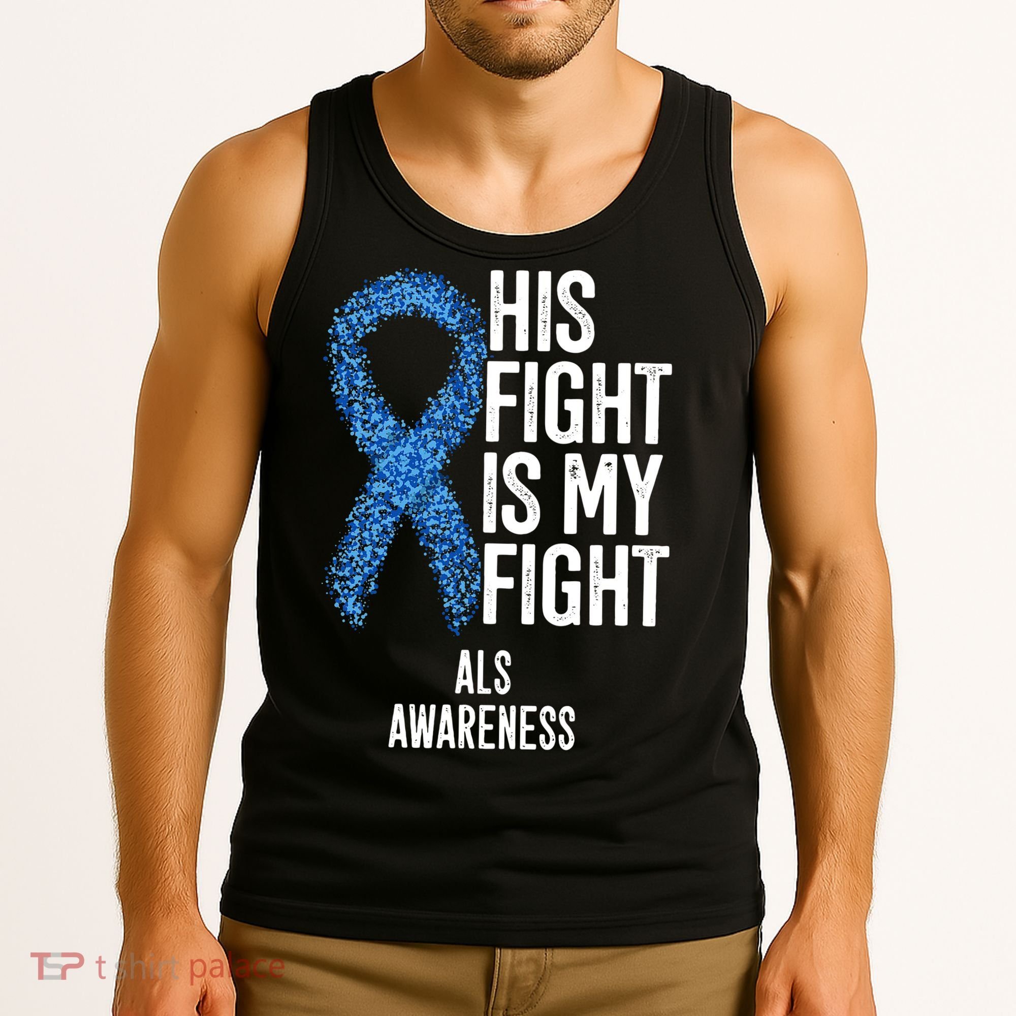 Als Awareness His Fight Is My Fight Tank Top