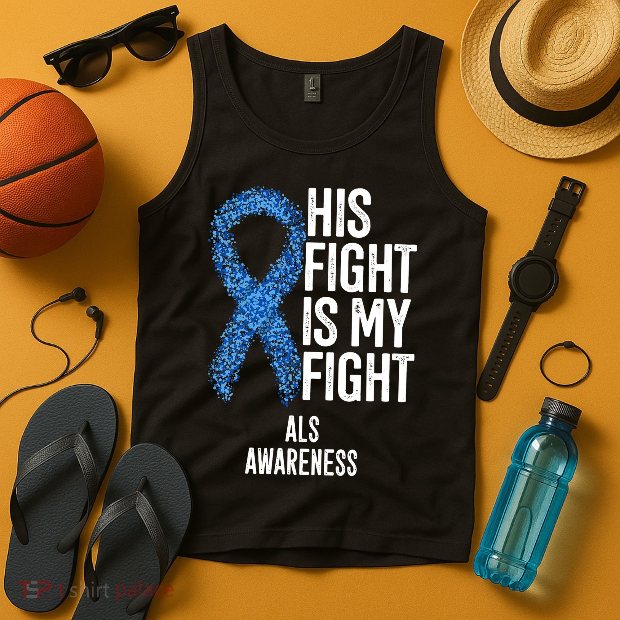 Als Awareness His Fight Is My Fight Tank Top
