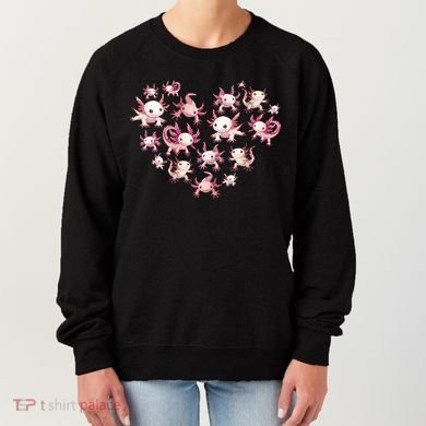 Axolotl Axolotl Heart Cute Women's Sweatshirt