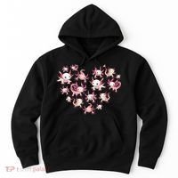 Axolotl Axolotl Heart Cute Hoodie thumb 0
