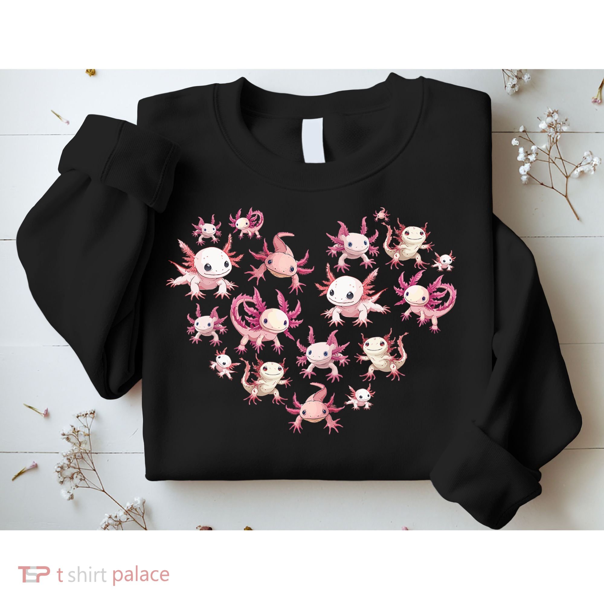 Axolotl Axolotl Heart Cute Sweatshirt