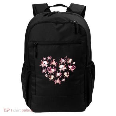 Axolotl Axolotl Heart Cute Backpack