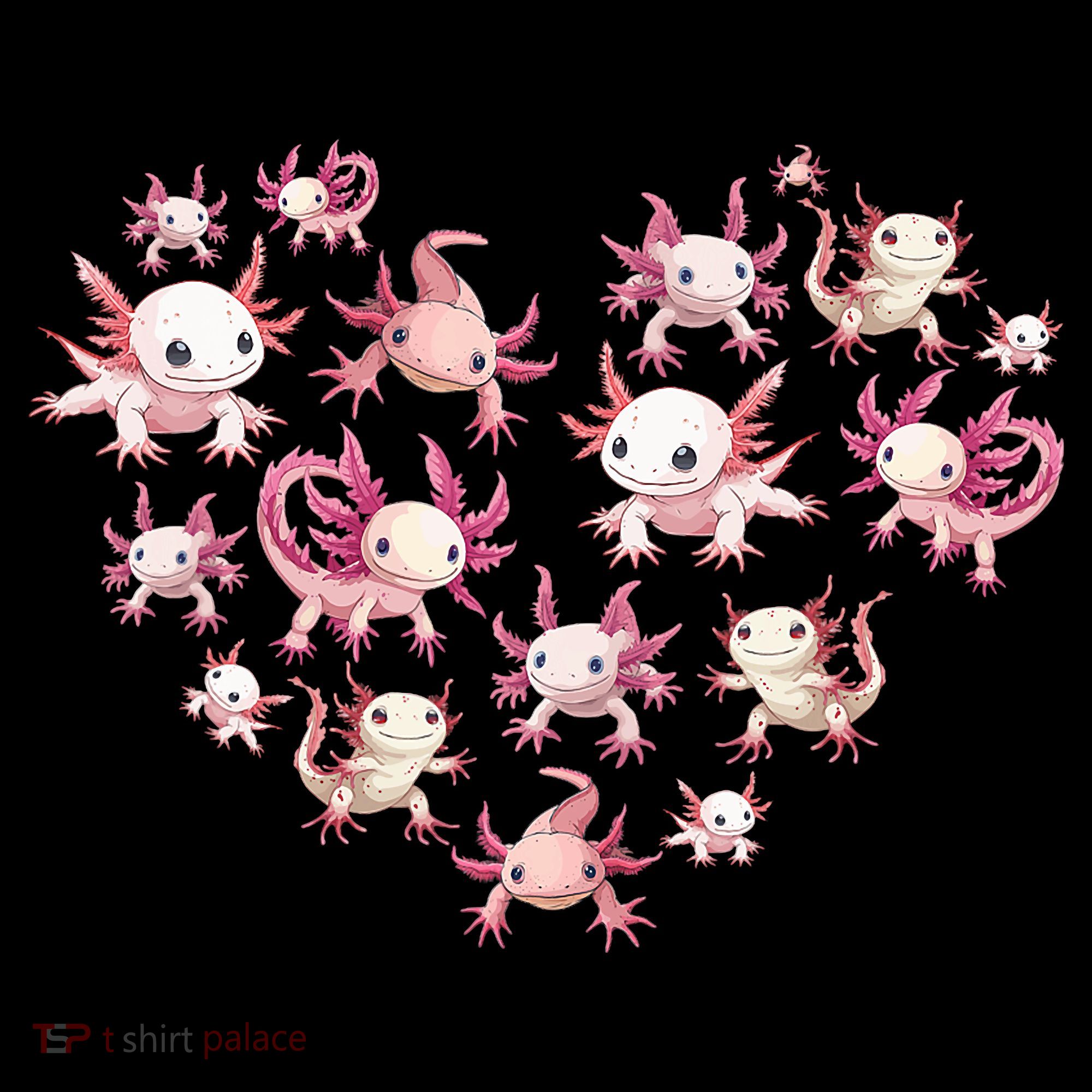 Axolotl Axolotl Heart Cute Women's Hoodie