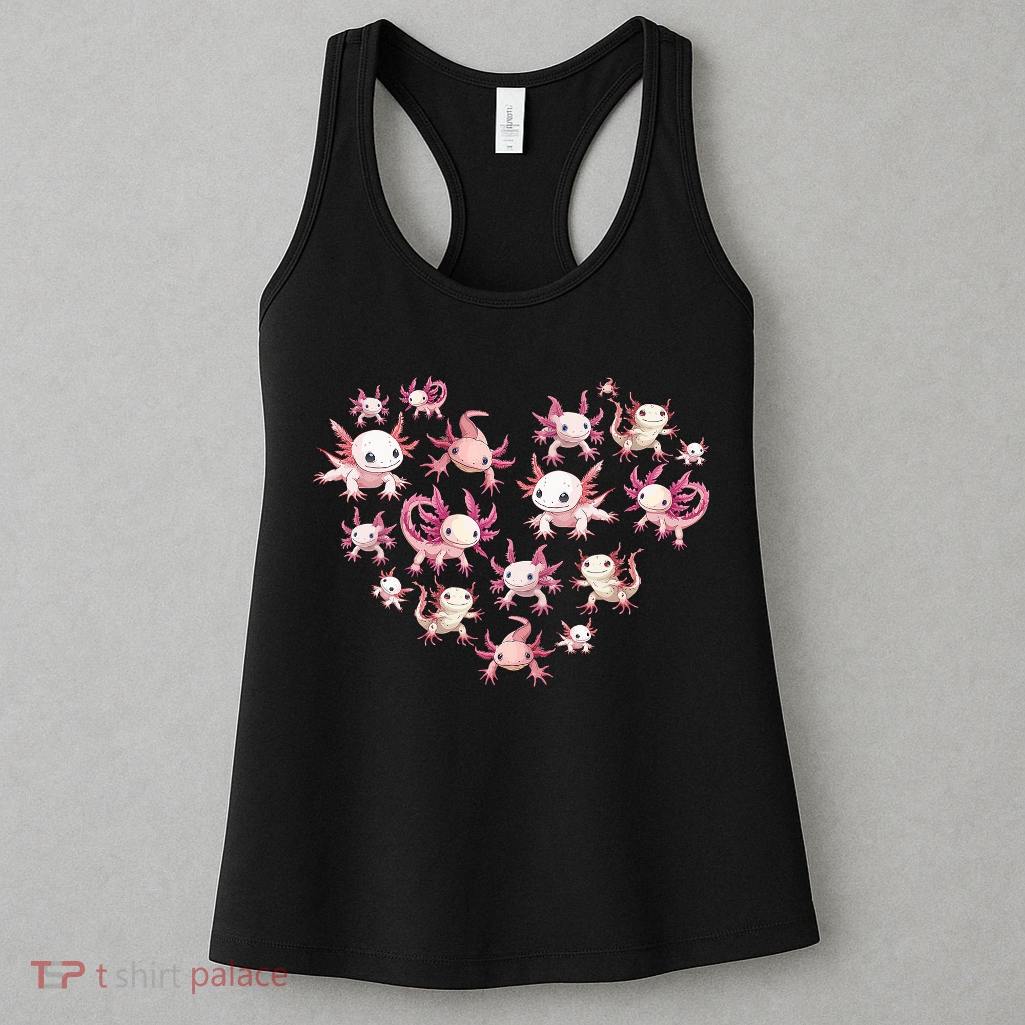 Axolotl Axolotl Heart Cute Women's Tank Top
