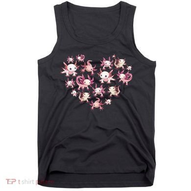 Axolotl Axolotl Heart Cute Tank Top