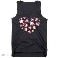 Axolotl Axolotl Heart Cute Tank Top thumb 0