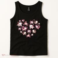 Axolotl Axolotl Heart Cute Tank Top thumb 2