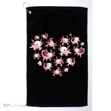 Axolotl Axolotl Heart Cute Golf Towel