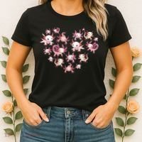 Axolotl Axolotl Heart Cute Women's T-Shirt thumb 2