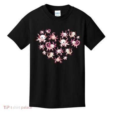 Axolotl Axolotl Heart Cute Kids T-Shirt