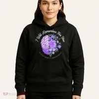 Alzheimer's Awareness I Will Remember For You Brain Hoodie thumb 5