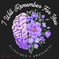 Alzheimer's Awareness I Will Remember For You Brain Beanie thumb 2