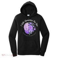 Alzheimer's Awareness I Will Remember For You Brain Women's Hoodie thumb 0