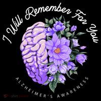 Alzheimer's Awareness I Will Remember For You Brain Baby Bodysuit thumb 2