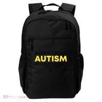 Autism Awareness I Have Autism Call 911 Backpack thumb 0