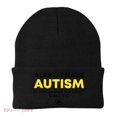 Autism Awareness I Have Autism Call 911 Beanie