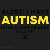 Autism Awareness I Have Autism Call 911 Golf Towel thumb 3