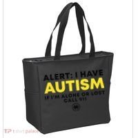 Autism Awareness I Have Autism Call 911 Tote Bag thumb 2