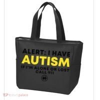Autism Awareness I Have Autism Call 911 Tote Bag thumb 3