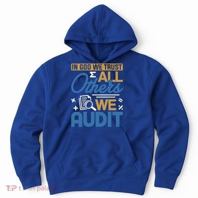 Auditor Accounting In God We Trust All Others We Audit Gift Hoodie