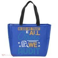 Auditor Accounting In God We Trust All Others We Audit Gift Tote Bag thumb 0