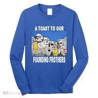 Abraham Abe In Great Gift 4th Of July Usa Funny Ben Drankin Meaningful Gift Long Sleeve Shirt thumb 0