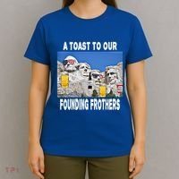 Abraham Abe In Great Gift 4th Of July Usa Funny Ben Drankin Meaningful Gift T-Shirt thumb 4