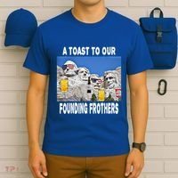 Abraham Abe In Great Gift 4th Of July Usa Funny Ben Drankin Meaningful Gift T-Shirt thumb 6