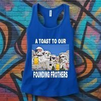 Abraham Abe In Great Gift 4th Of July Usa Funny Ben Drankin Meaningful Gift Women's Tank Top thumb 3