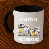 Abraham Abe In Cool Gift 4th Of July Usa Funny Ben Drankin Great Gift Coffee Mug thumb 2