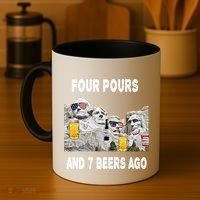 Abraham Abe In Cool Gift 4th Of July Usa Funny Ben Drankin Great Gift Coffee Mug thumb 4