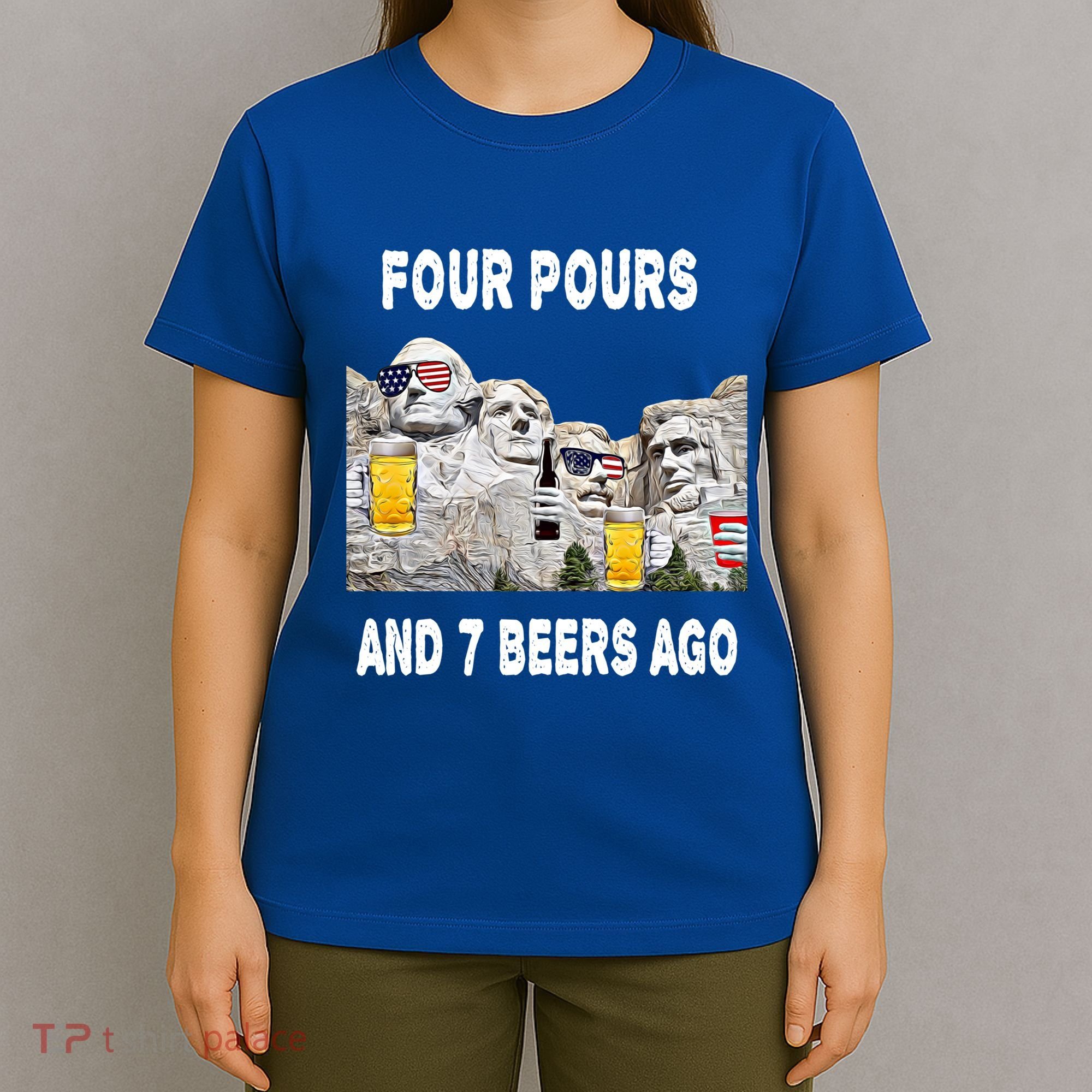 Abraham Abe In Cool Gift 4th Of July Usa Funny Ben Drankin Great Gift T-Shirt