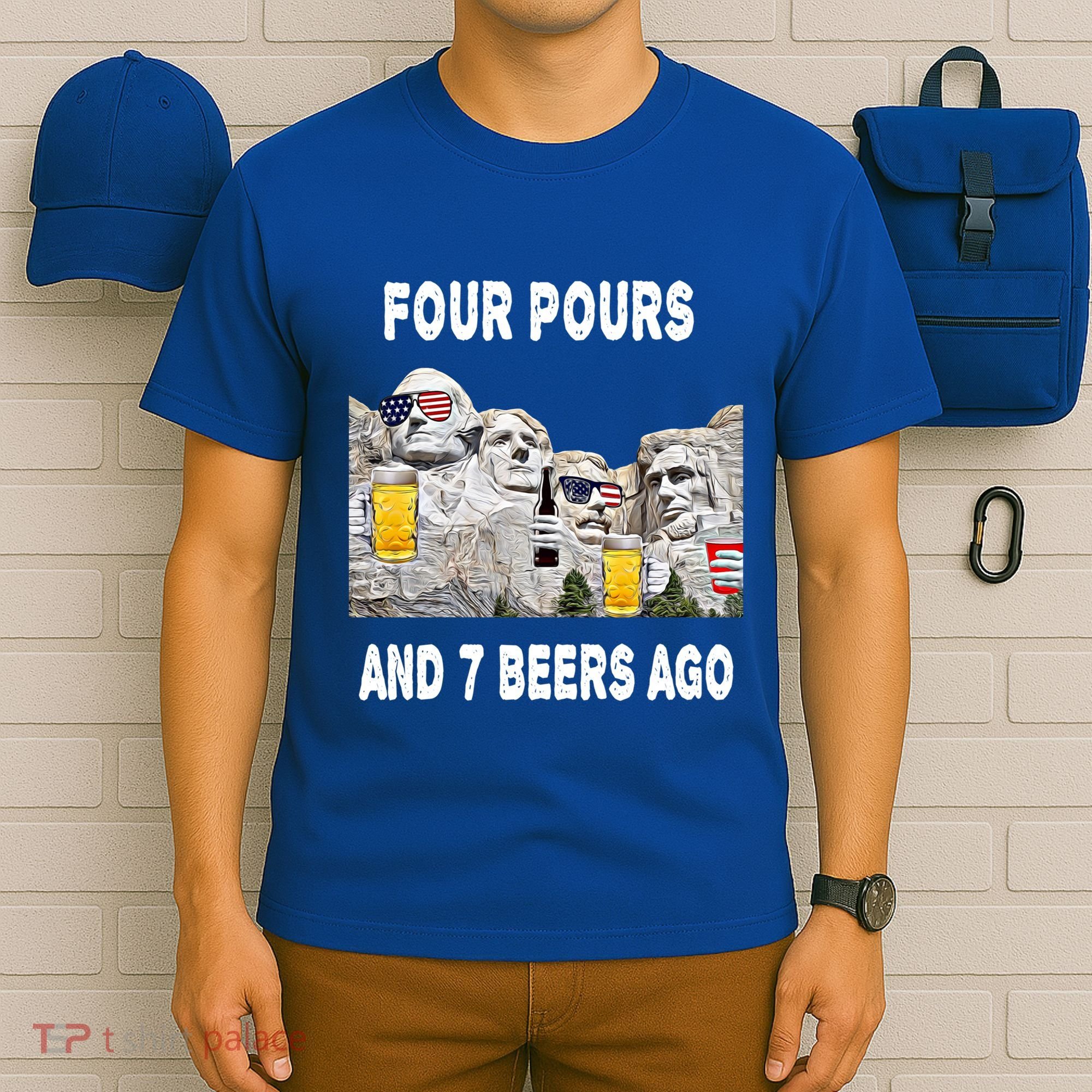 Abraham Abe In Cool Gift 4th Of July Usa Funny Ben Drankin Great Gift T-Shirt