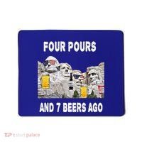 Abraham Abe In Cool Gift 4th Of July Usa Funny Ben Drankin Great Gift Mousepad thumb 0