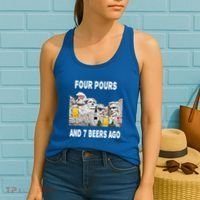 Abraham Abe In Cool Gift 4th Of July Usa Funny Ben Drankin Great Gift Women's Tank Top thumb 2