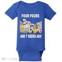Abraham Abe In Cool Gift 4th Of July Usa Funny Ben Drankin Great Gift Baby Bodysuit thumb 0