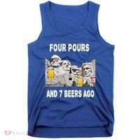Abraham Abe In Cool Gift 4th Of July Usa Funny Ben Drankin Great Gift Tank Top thumb 0