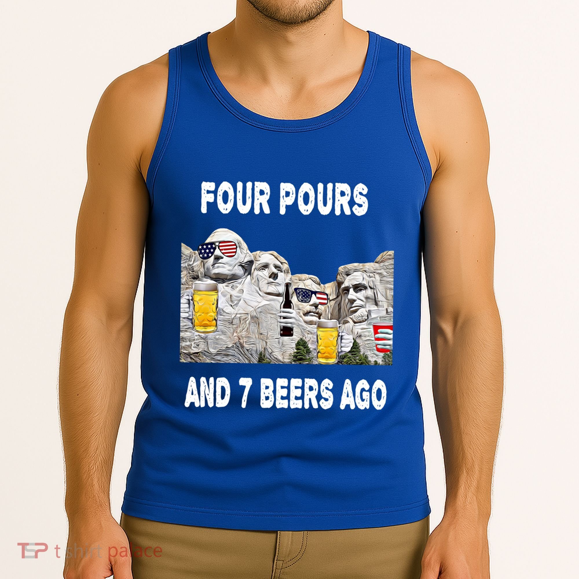 Abraham Abe In Cool Gift 4th Of July Usa Funny Ben Drankin Great Gift Tank Top