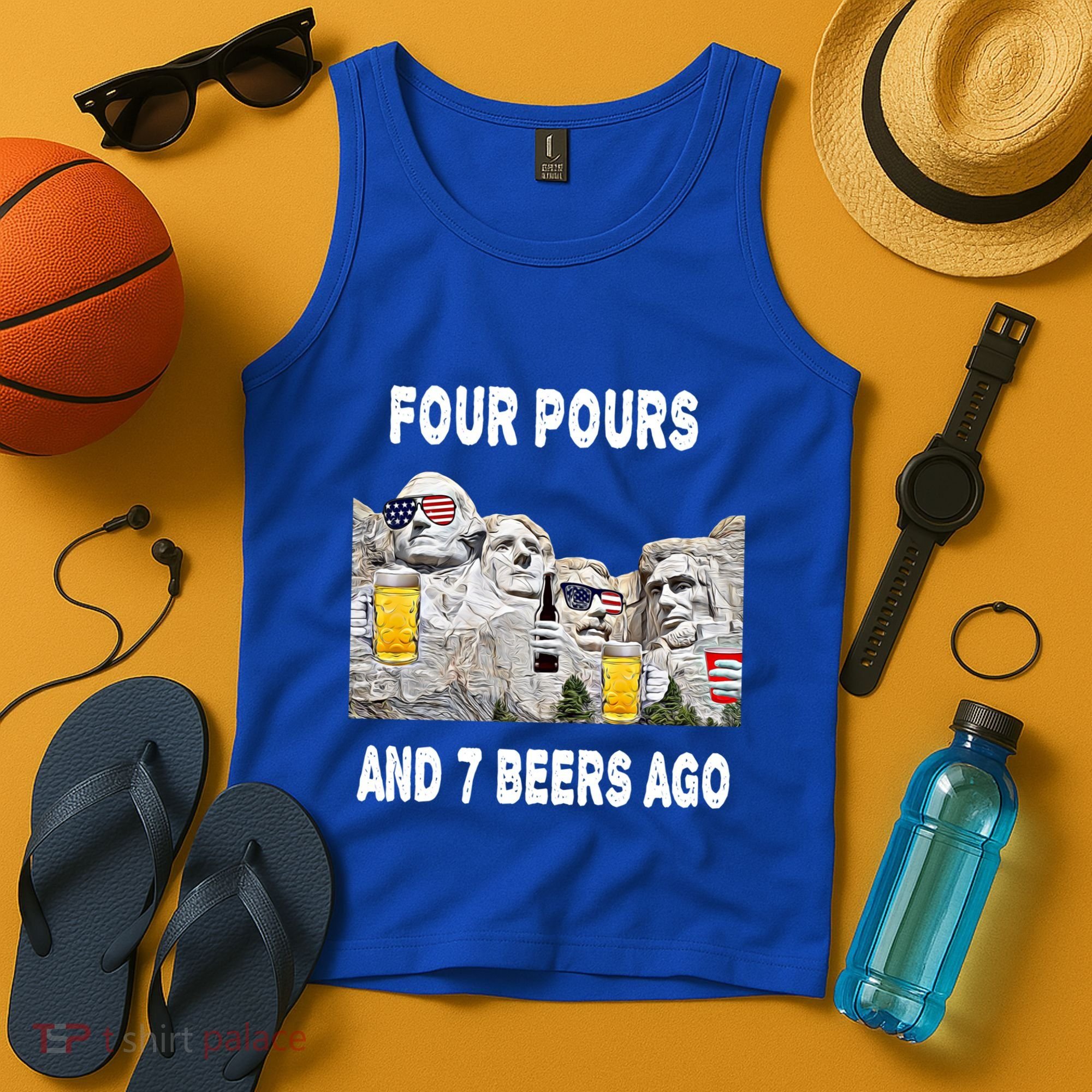 Abraham Abe In Cool Gift 4th Of July Usa Funny Ben Drankin Great Gift Tank Top