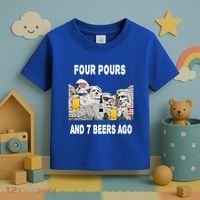 Abraham Abe In Cool Gift 4th Of July Usa Funny Ben Drankin Great Gift Toddler T-Shirt thumb 3