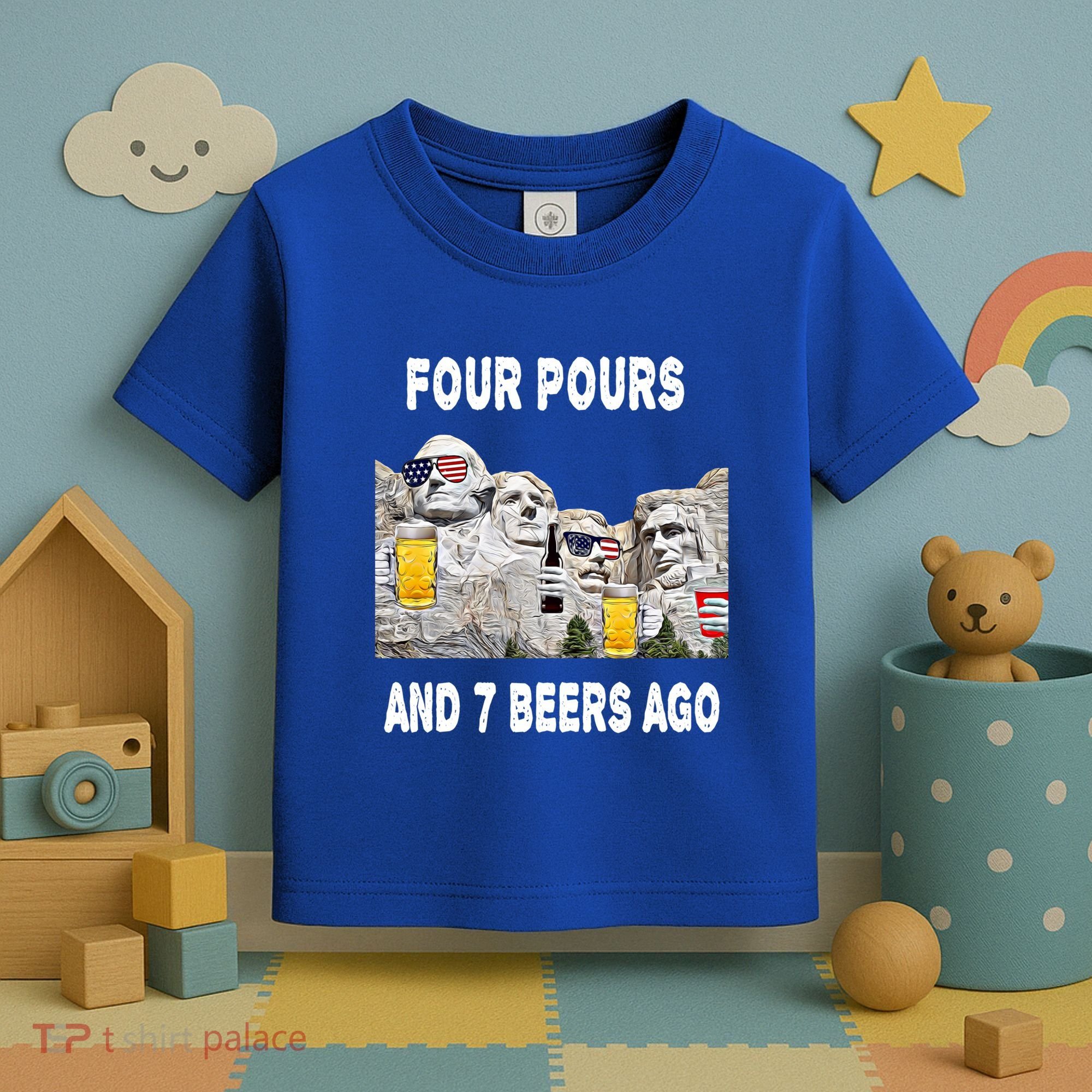 Abraham Abe In Cool Gift 4th Of July Usa Funny Ben Drankin Great Gift Toddler T-Shirt