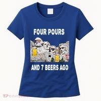 Abraham Abe In Cool Gift 4th Of July Usa Funny Ben Drankin Great Gift Women's T-Shirt thumb 0